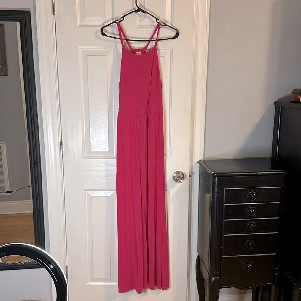 Pink maxi dress